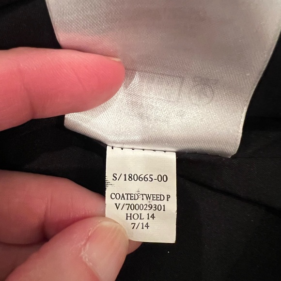 Banana Republic Coates Tweed Metallic Sparkle |Black | Size 4 | Like New - Picture 14 of 17